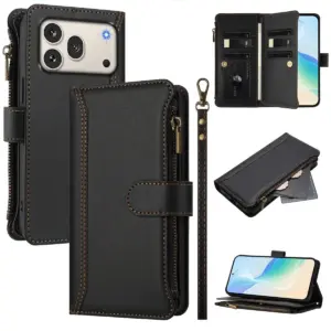 Honor 600 5G Nine-Card Zip Lanyard Wallet Case product image