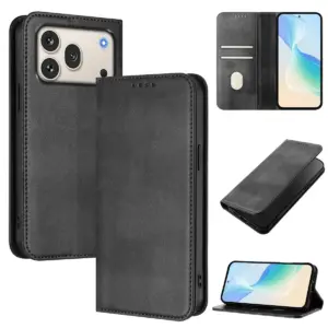 Honor 600 5G Vintage Magnetic Leather Wallet Case product image