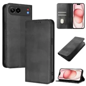 Nubia Air Pro Vintage Magnetic Leather Wallet Case product image