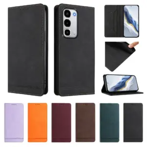 Realme C100 4G Magnetic RFID Blocking Wallet Case product image