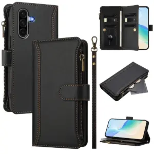 Samsung Galaxy A18 Nine-Card Zip Lanyard Wallet Case product image