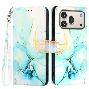 Honor 600 5G Marble Leather Wallet Case product image