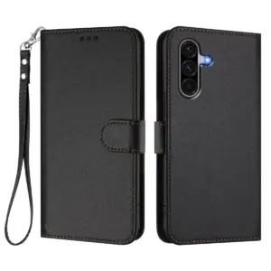 Samsung Galaxy A18 Textured Leather Wrist Strap Wallet Case product image