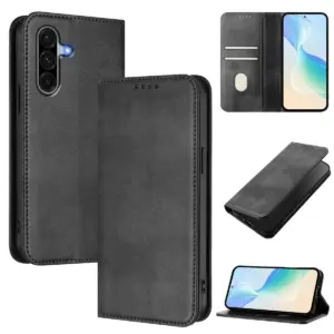 Samsung Galaxy A18 Vintage Magnetic Leather Wallet Case product image