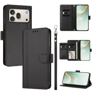 Honor 600 5G Textured Multi-Card Wallet Case product image