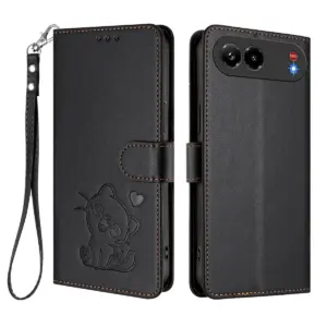 Nubia Air Pro Heart Cat Lanyard Wallet Case product image