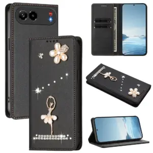 Nubia Air Pro Rhinestone Ballet Girl Wallet Case product image