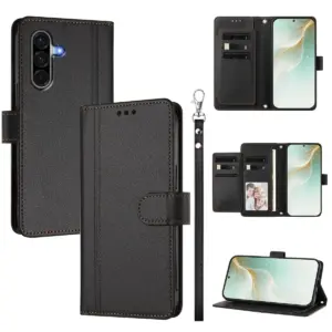 Samsung Galaxy A18 Textured Multi-Card Wallet Case