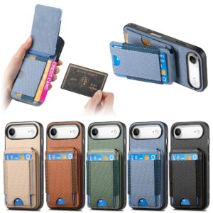iPhone 17 Air Fiber Texture Kickstand Flip Folio Case product image
