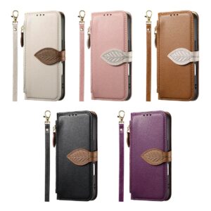 iPhone 17 Air Korean Leaf Clasp Wallet Case product image