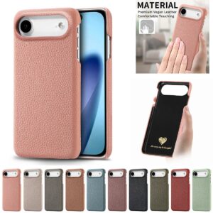 iPhone 17 Air Litchi Texture Edge-Painted Case product image