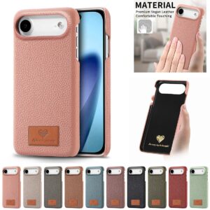 iPhone 17 Air Litchi Texture Edge-Painted Case product image