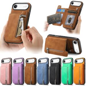 iPhone 17 Air Magnetic Side-Open Zip Wallet Case product image