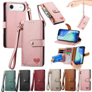 iPhone 17 Air RFID Blocking Zip Wallet Case product image