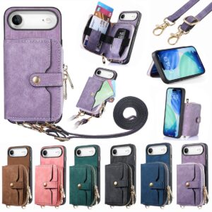iPhone 17 Air Zip Lanyard Wallet Case product image