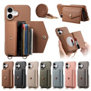 iPhone 17 Edge-Painted Card Wallet Side-Open Wallet Case product image