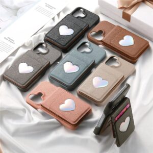 iPhone 17 Litchi Texture Edge-Painted Mirror Case product image