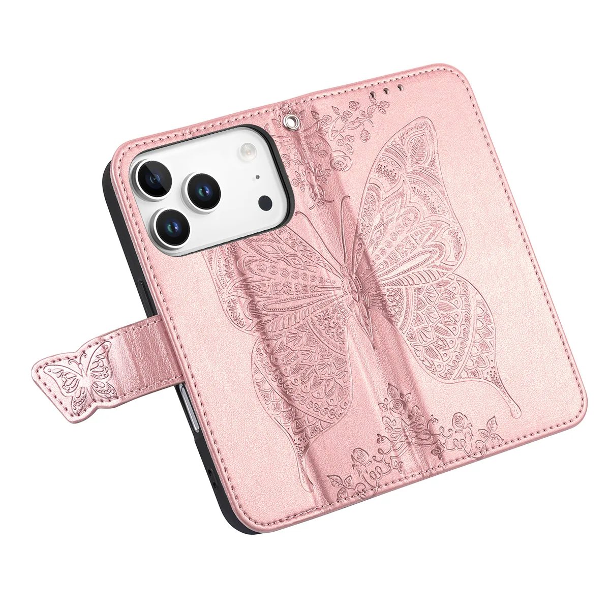 iPhone 17 Pro Clasp Floral Butterfly Case product image