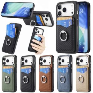 iPhone 17 Pro Max Card Slot Ring Wallet Case product image