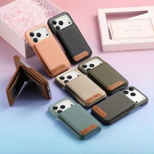 iPhone 17 Pro Max Edge-Painted RFID Blocking Flip Folio Case product image