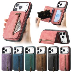 iPhone 17 Pro Max Vintage Zip Wallet Case product image