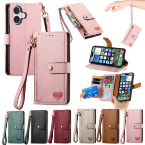 iPhone 17 RFID Blocking Lanyard Wallet Case product image