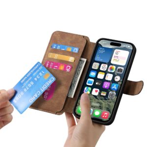 iPhone 17 Vintage Magnetic Minimal Folio Case