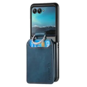 Motorola Razr 40 Ultra Vintage Ring Wallet Case product image