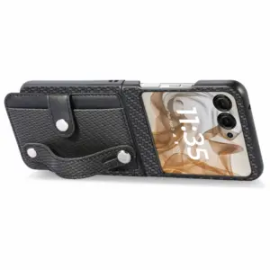 Motorola Razr 50 Fiber Texture Wrist Strap Case product image