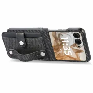 Motorola Razr 60 Fiber Texture Wrist Strap Case product image