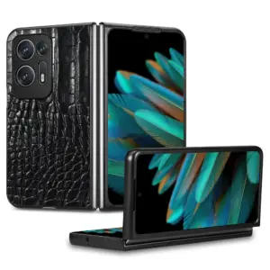 OPPO Find N2 Crocodile Texture Leather Folio Case product image
