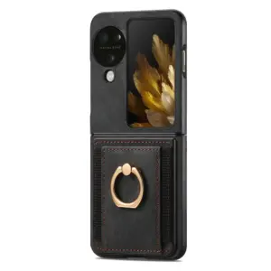 OPPO Find N3 Flip Vintage Ring Card Slot Wallet Case product image