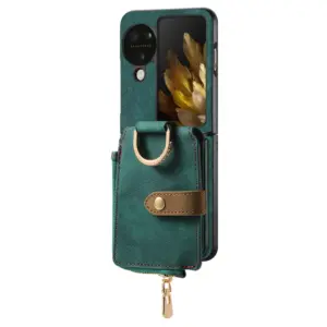 OPPO Find N3 Flip Vintage Ring Zip Wallet Case product image