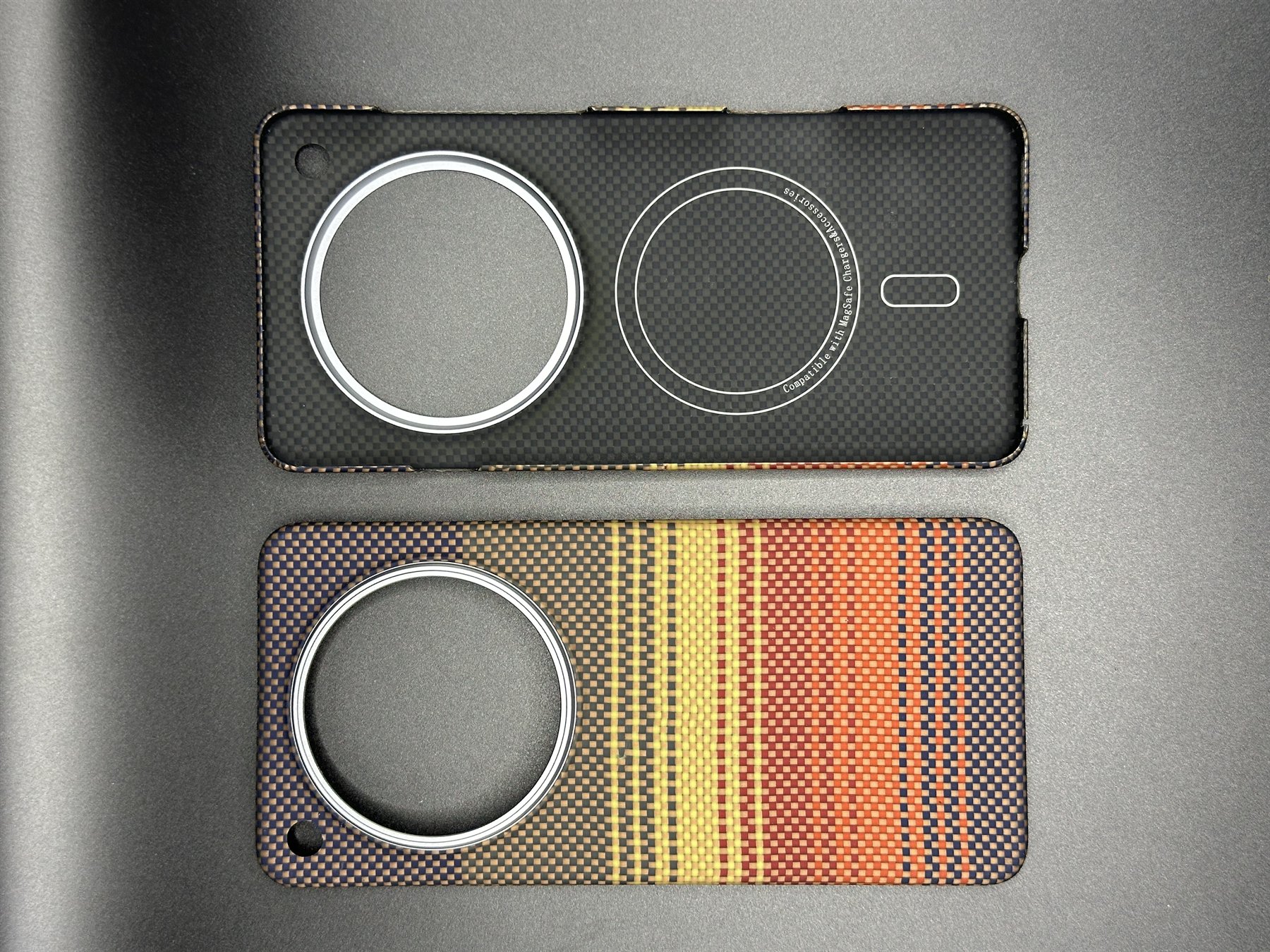 Sunset Red Magnetic Ring phone case for OPPO Find X8 Ultra