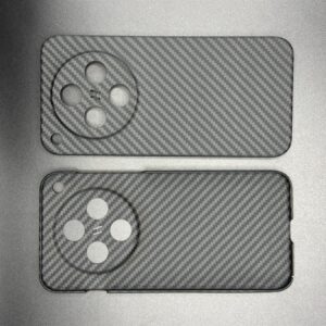 Carbon Fiber Floral Camera Cutout phone case for OPPO Find X8s Plus