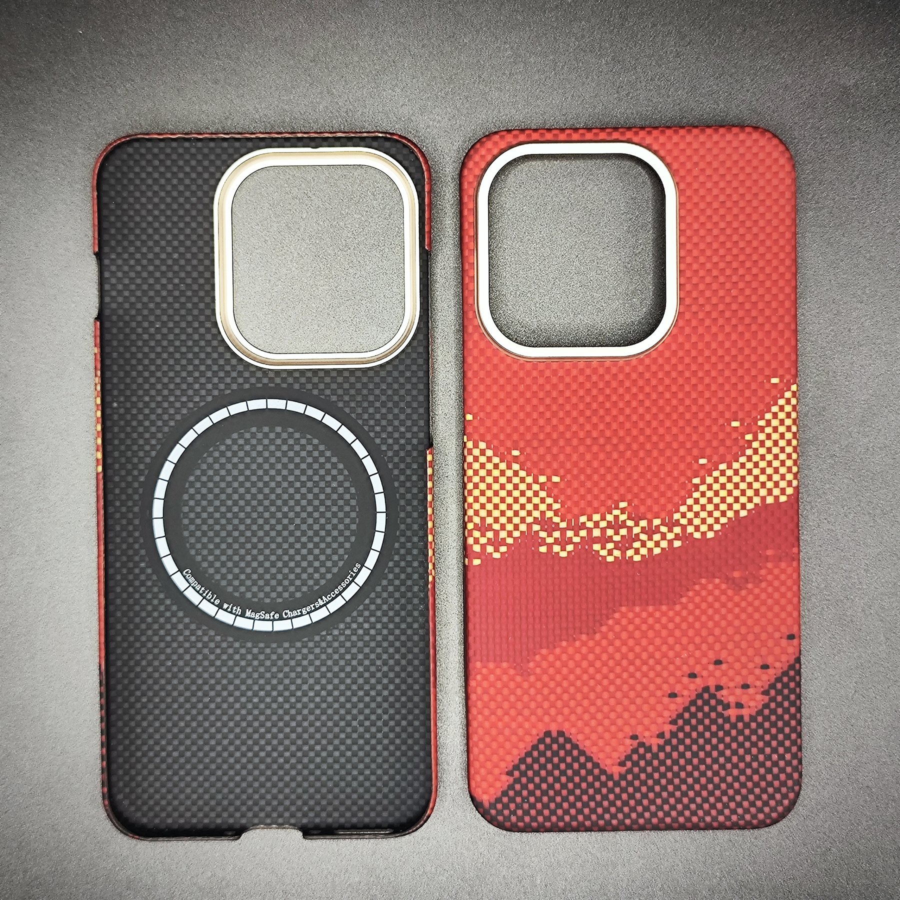Golden Mountain Sunset Magnetic phone case for OPPO Find X9
