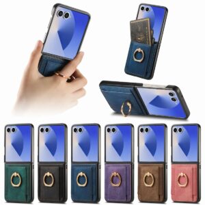 Samsung Galaxy Z Flip7 Vintage Card Wallet Case product image
