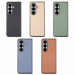 Samsung Galaxy Z Fold7 Fiber Texture Leather Texture Case product image