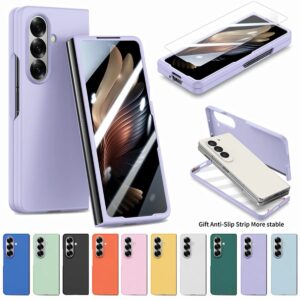 Samsung Galaxy Z Fold7 Matte Soft-Touch Tempered Glass Case product image