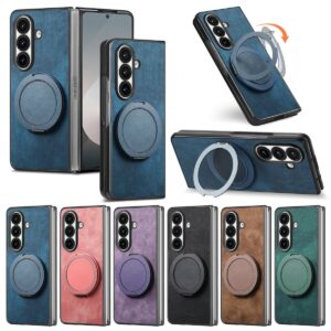 Samsung Galaxy Z Fold7 Vintage Kickstand Round Rotating Fidget Case product image