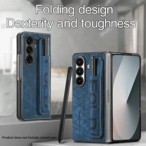 Samsung Galaxy Z Fold7 Vintage Wrist Strap Case product image