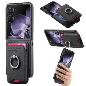 Xiaomi Mix Flip Denim Texture Magnetic Ring Wallet Case product image