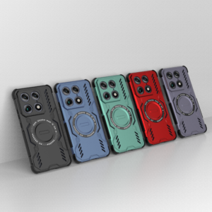 Rugged Armor Ring Holder Magnetic Phone Case, Shockproof Protective Cover for Motorola SIGNATURE-5G